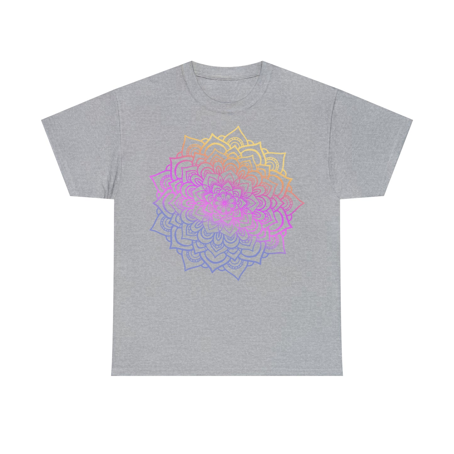 Unisex T-Shirt Mandala Farbverlauf