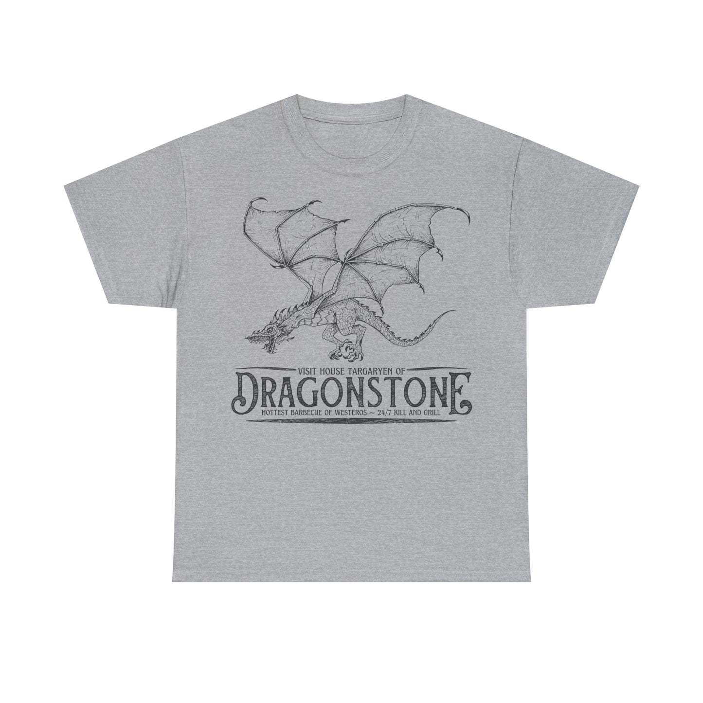 Unisex T-Shirt House Targaryen of Dragonstone - 24/7 kill & grill