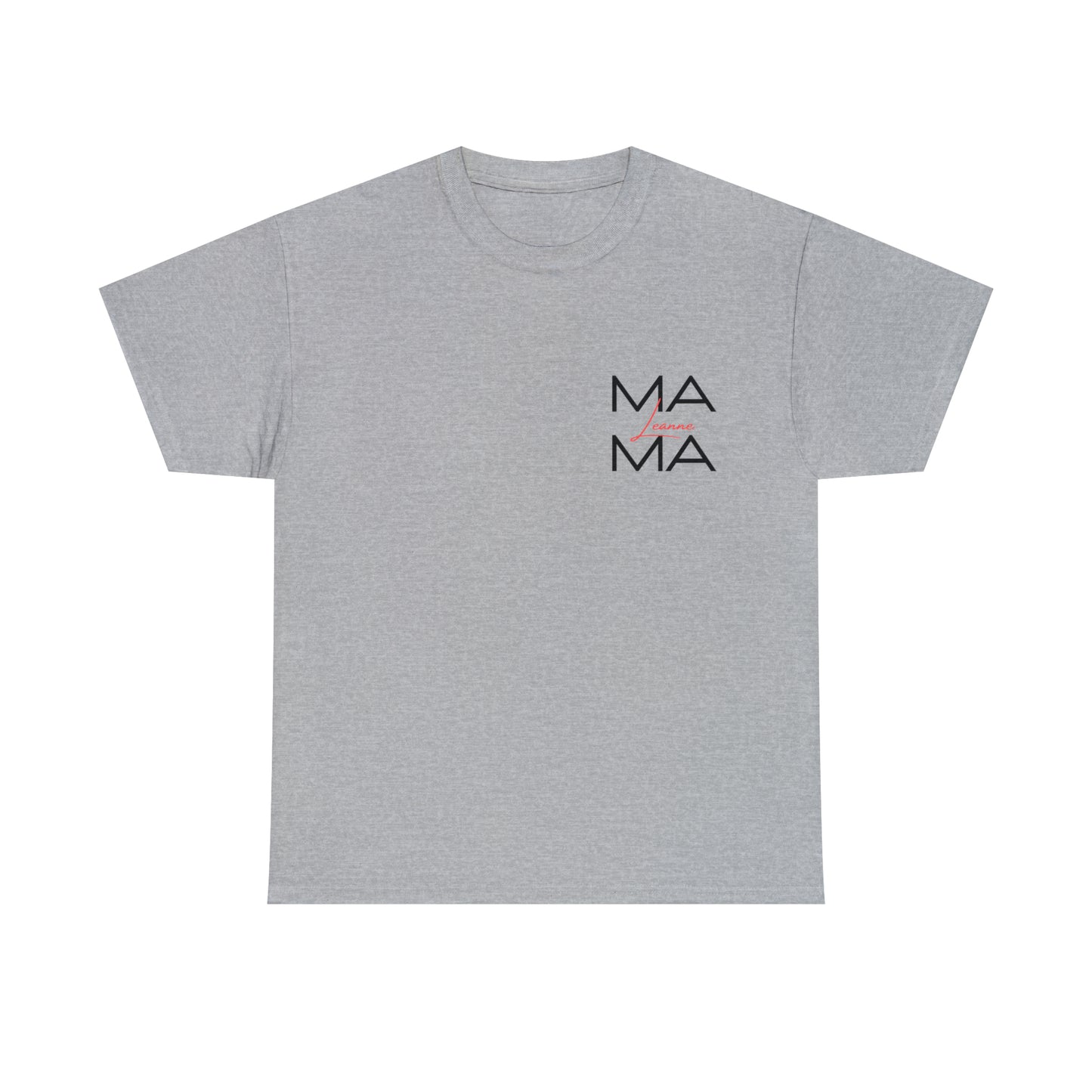 Personalisiertes Unisex T-Shirt Mama und Namen