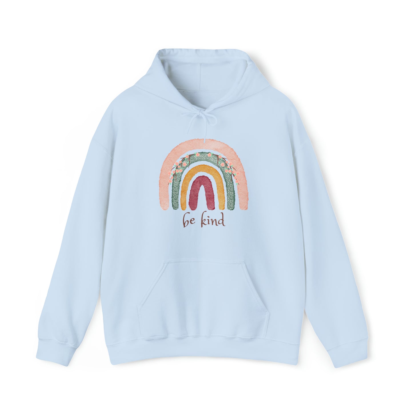 Unisex Hoodie Regenbogen be kind