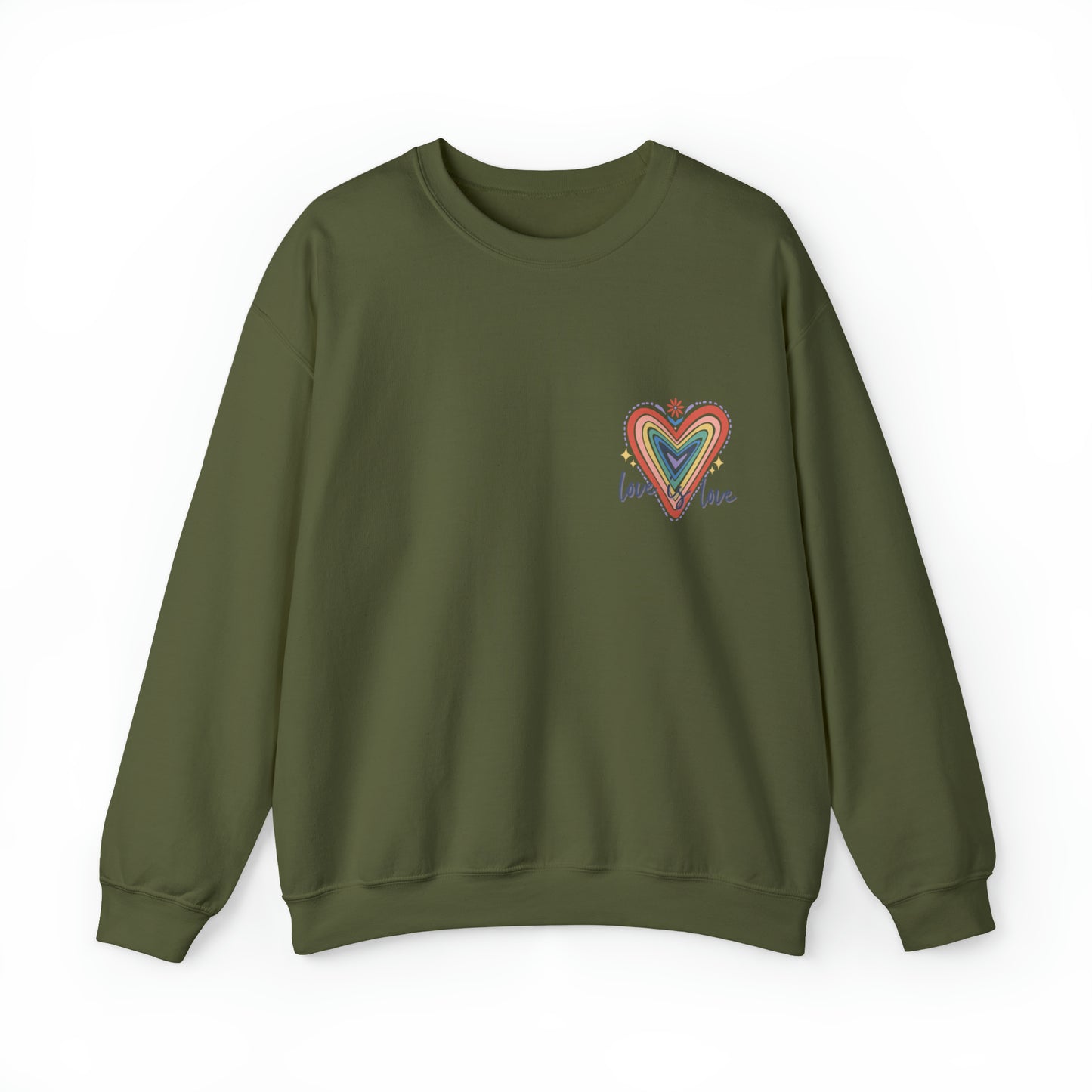 Unisex Sweatshirt Love is love