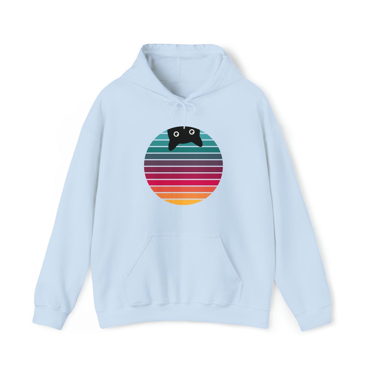 Unisex Hoodie Retro Katze