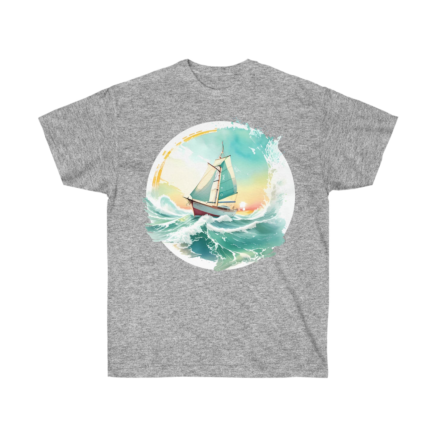 Unisex T-Shirt Segelschiff