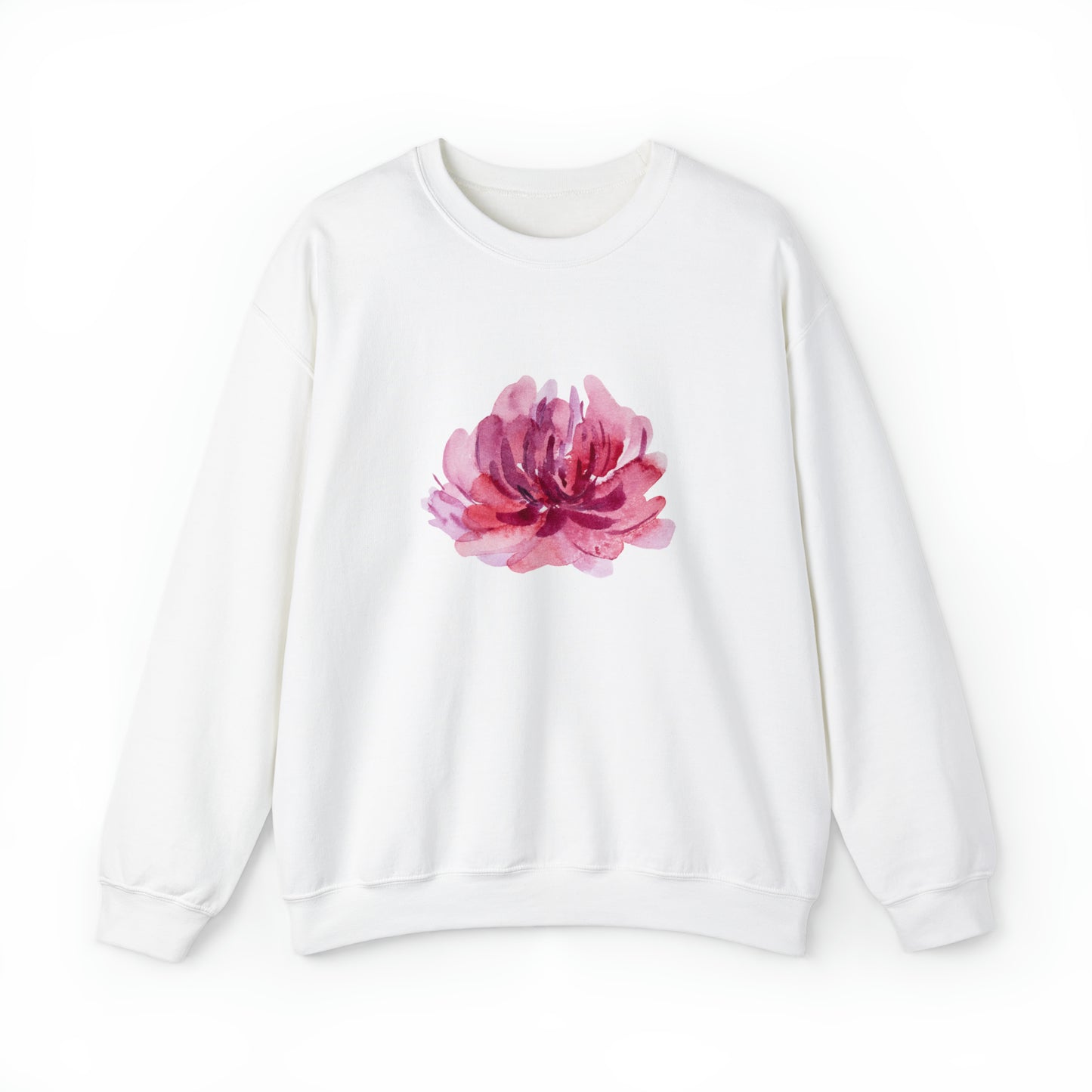Unisex Sweathirt Lotusblüte Aquarell