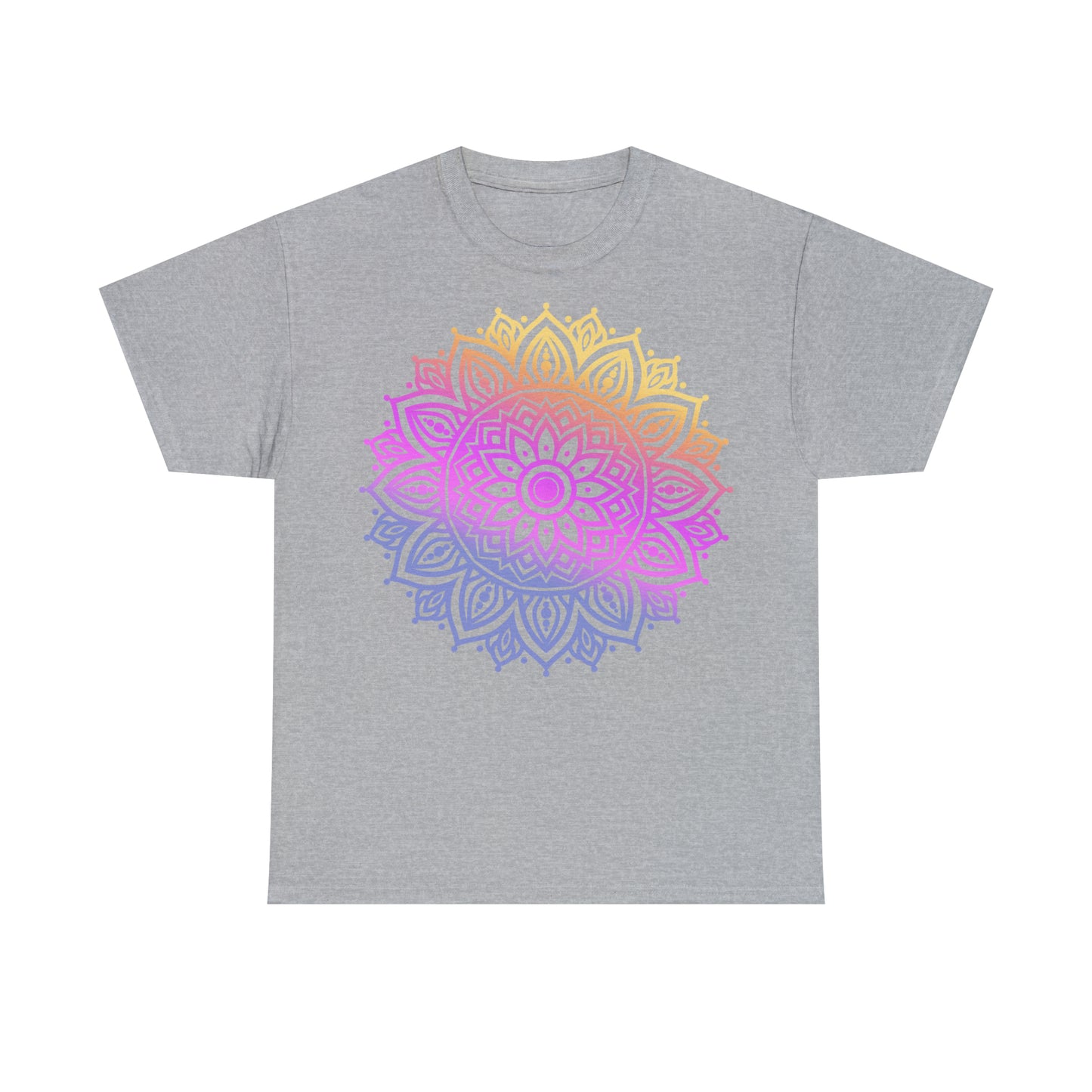 Unisex T-Shirt Mandala Farbverlauf