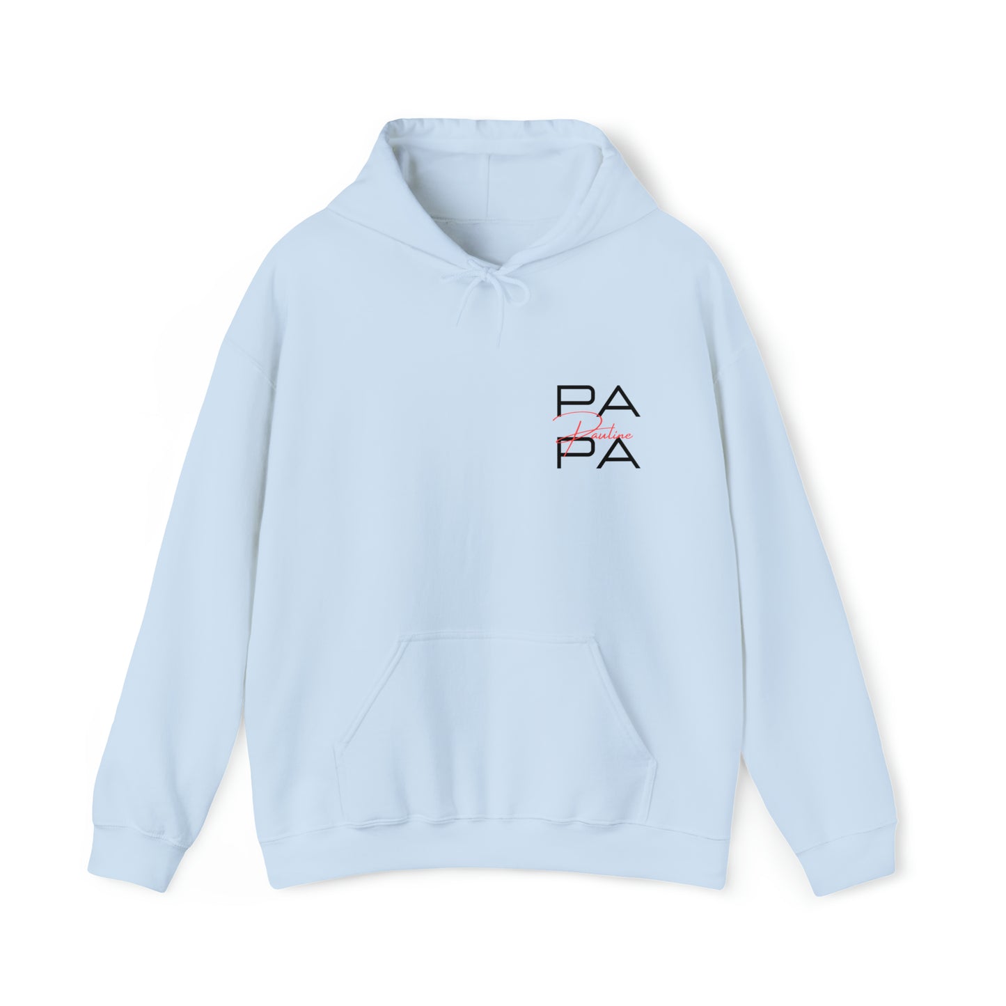 Personalisierter Unisex Hoodie Papa und Namen