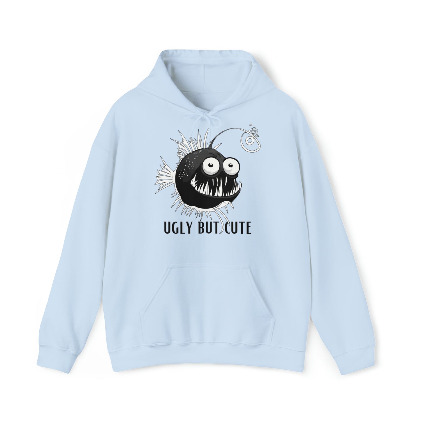 Unisex Hoodie Anglerfisch "ugly but cute"
