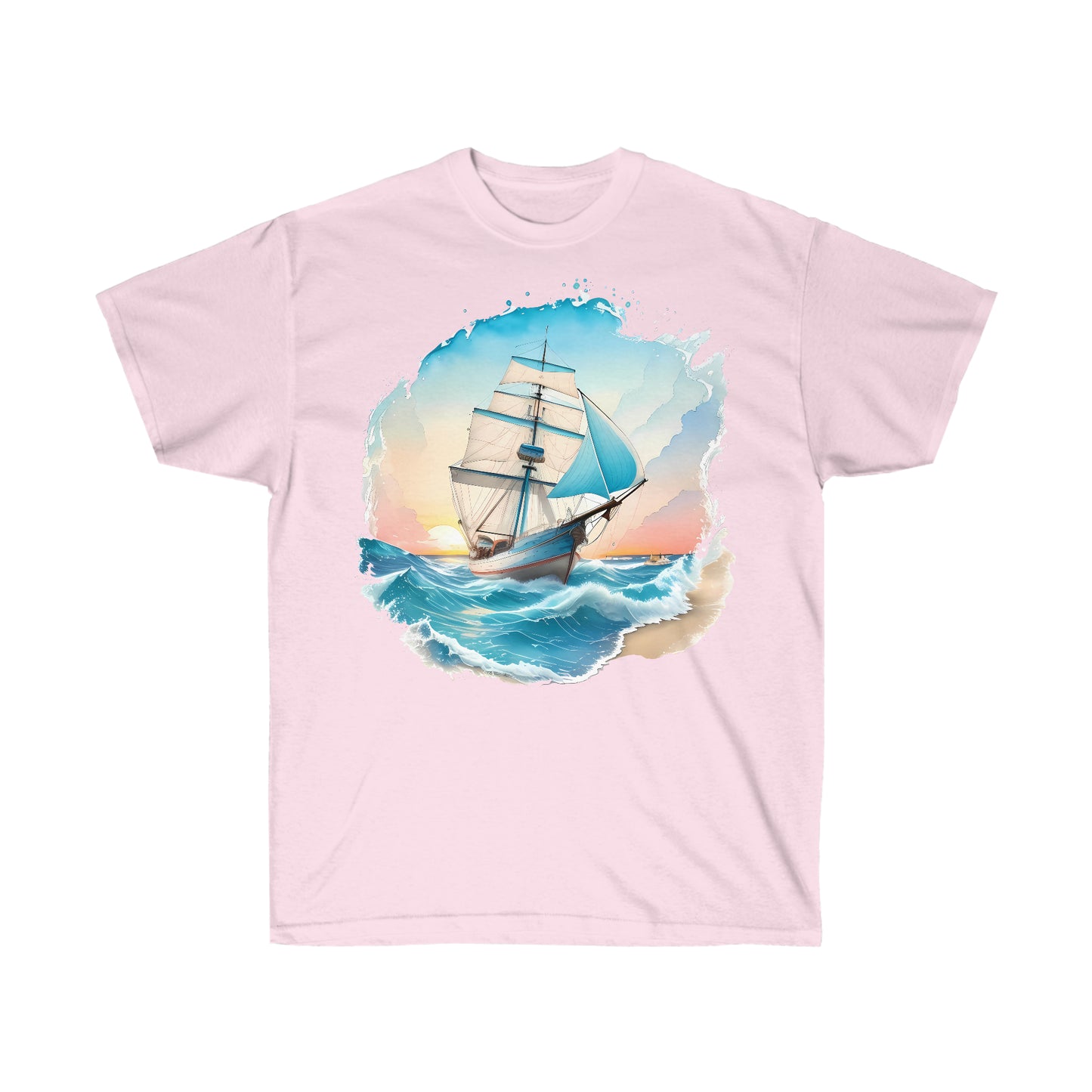 Unisex T-Shirt Segelschiff
