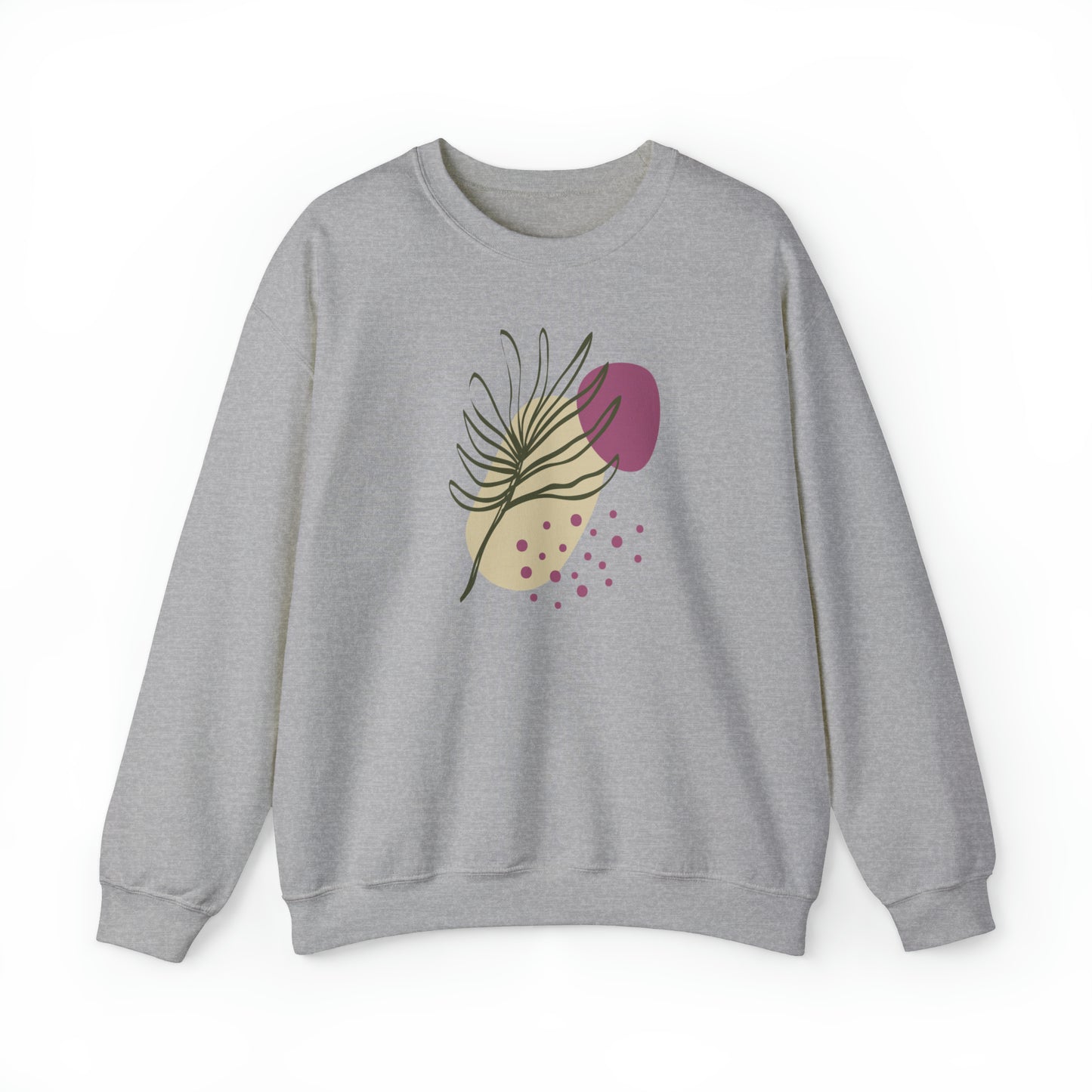 Unisex Sweatshirt Boho Print Palmenblatt