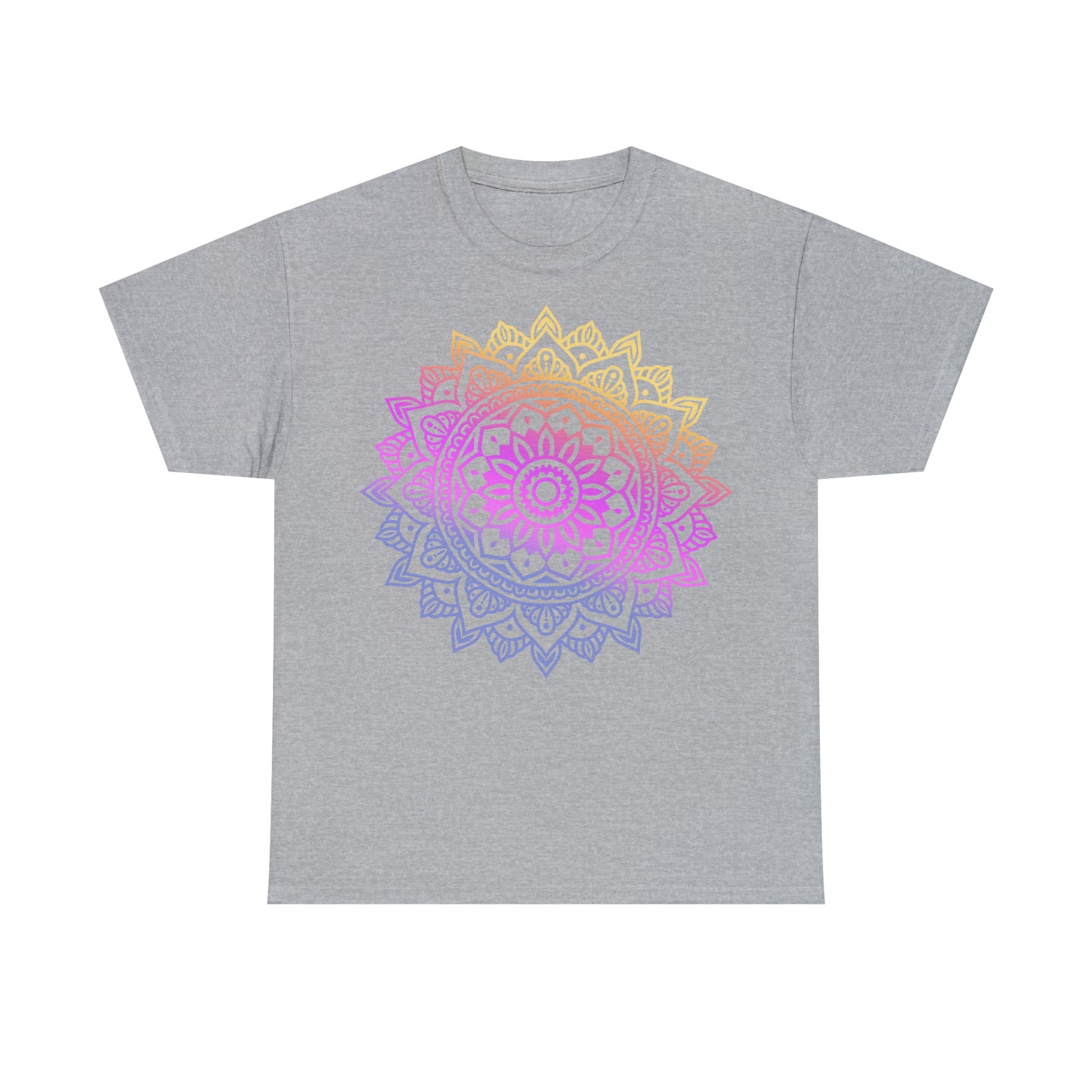 Unisex T-Shirt Mandala Farbverlauf 296APT2
