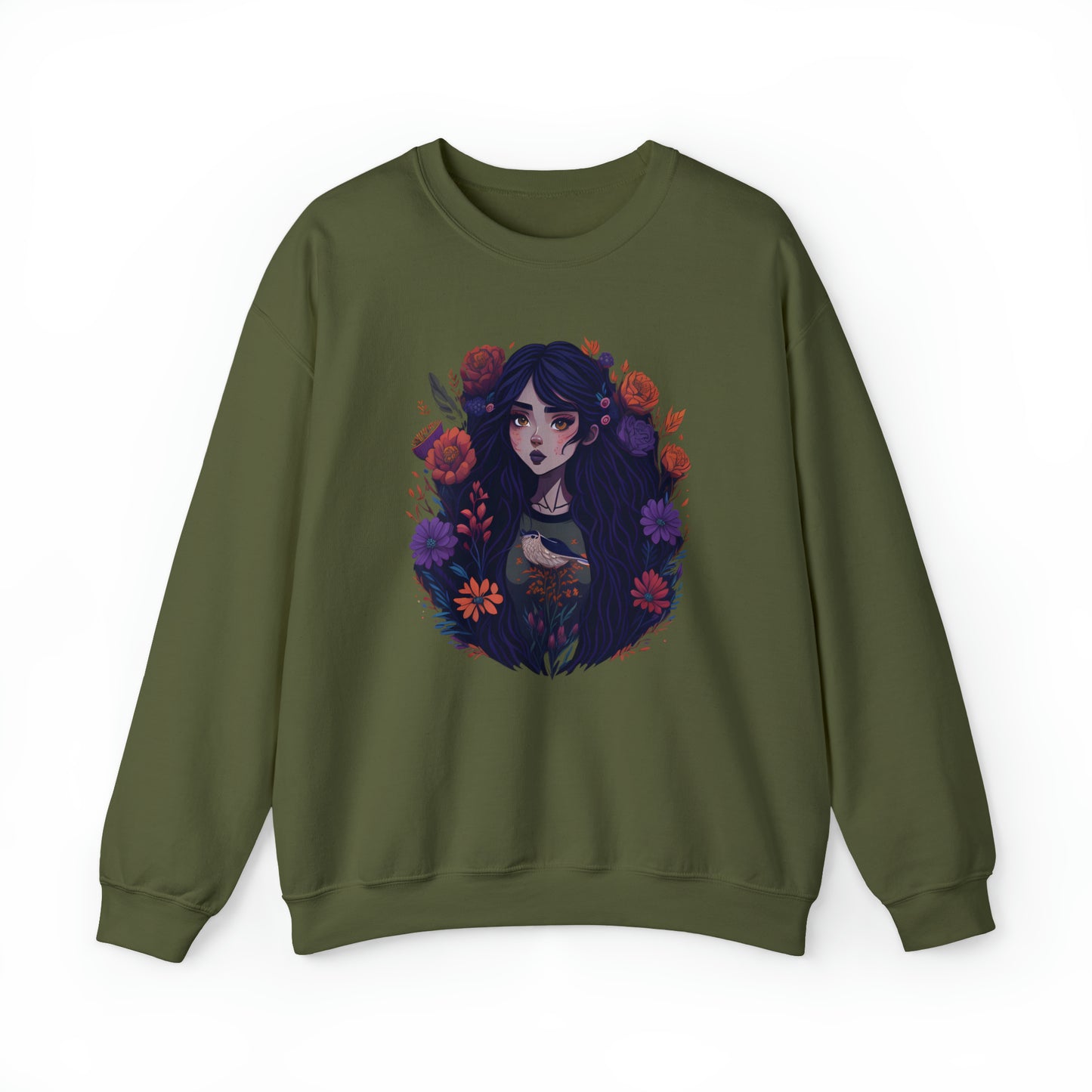 Unisex Sweatshirt Hippie Blumenkind