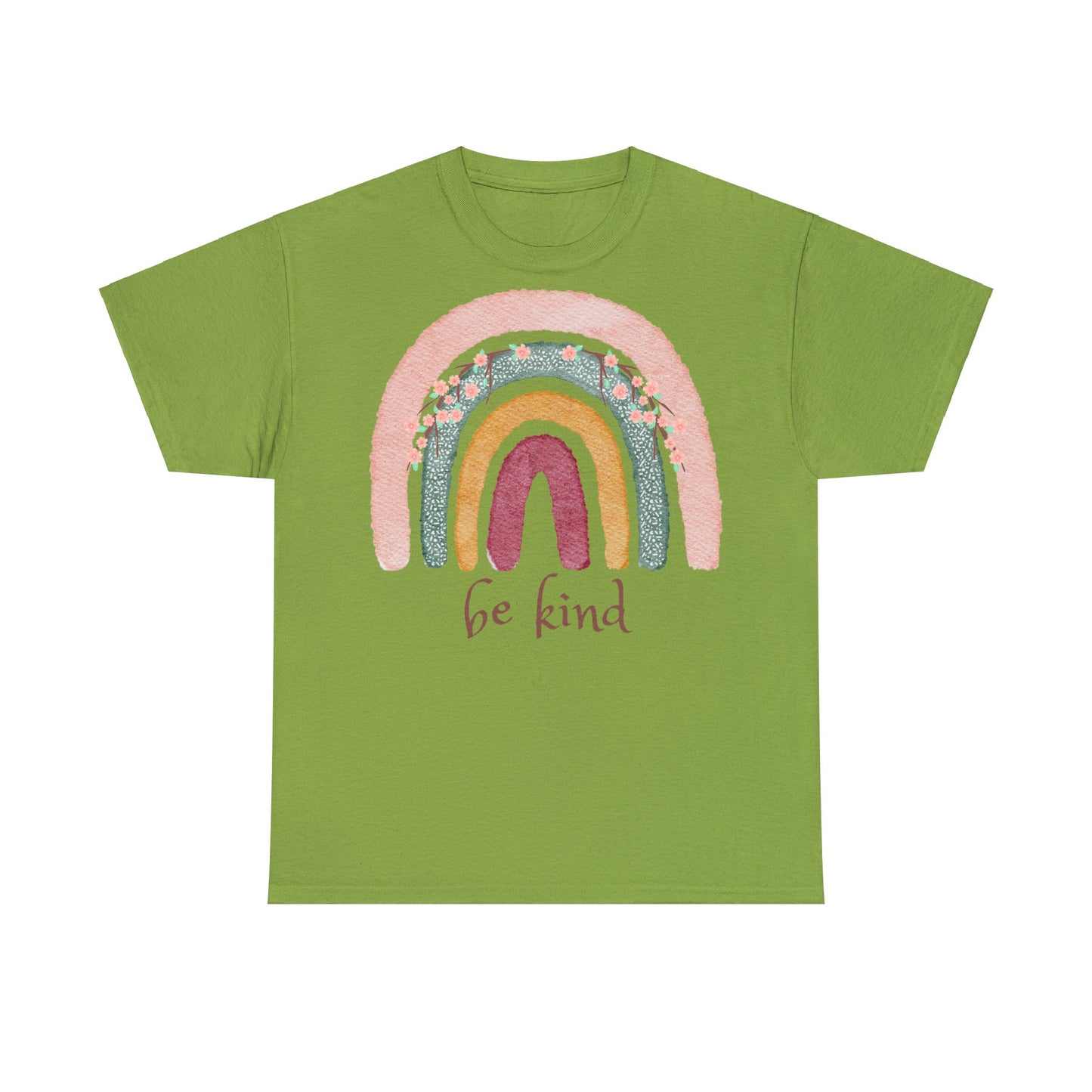 Unisex T-Shirt Regenbogen be kind