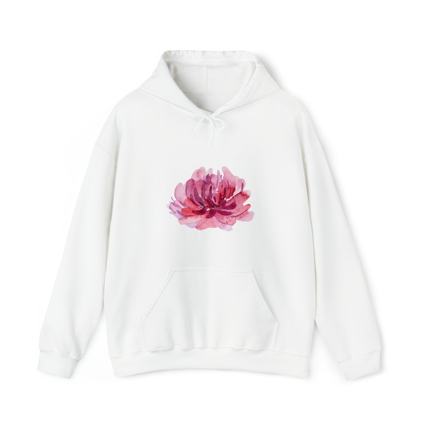 Unisex Hoodie Lotusblüte Aquarell