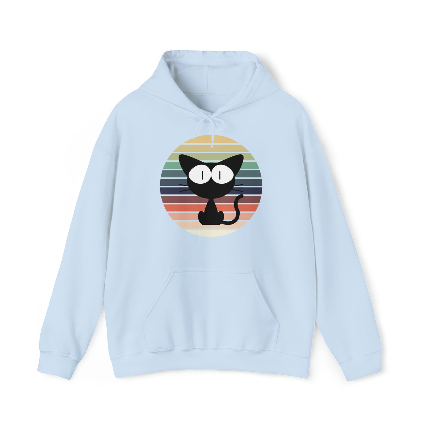 Unisex Hoodie Retro Katze