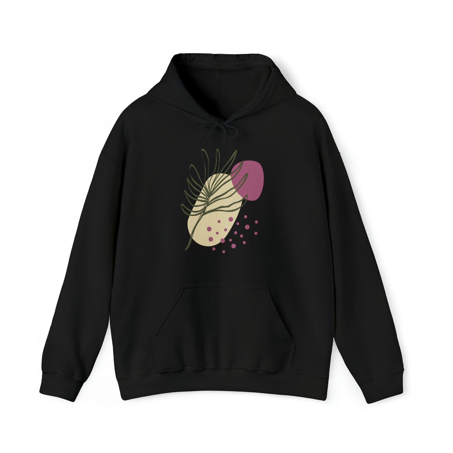 Unisex Hoodie Boho Print Palmenblatt