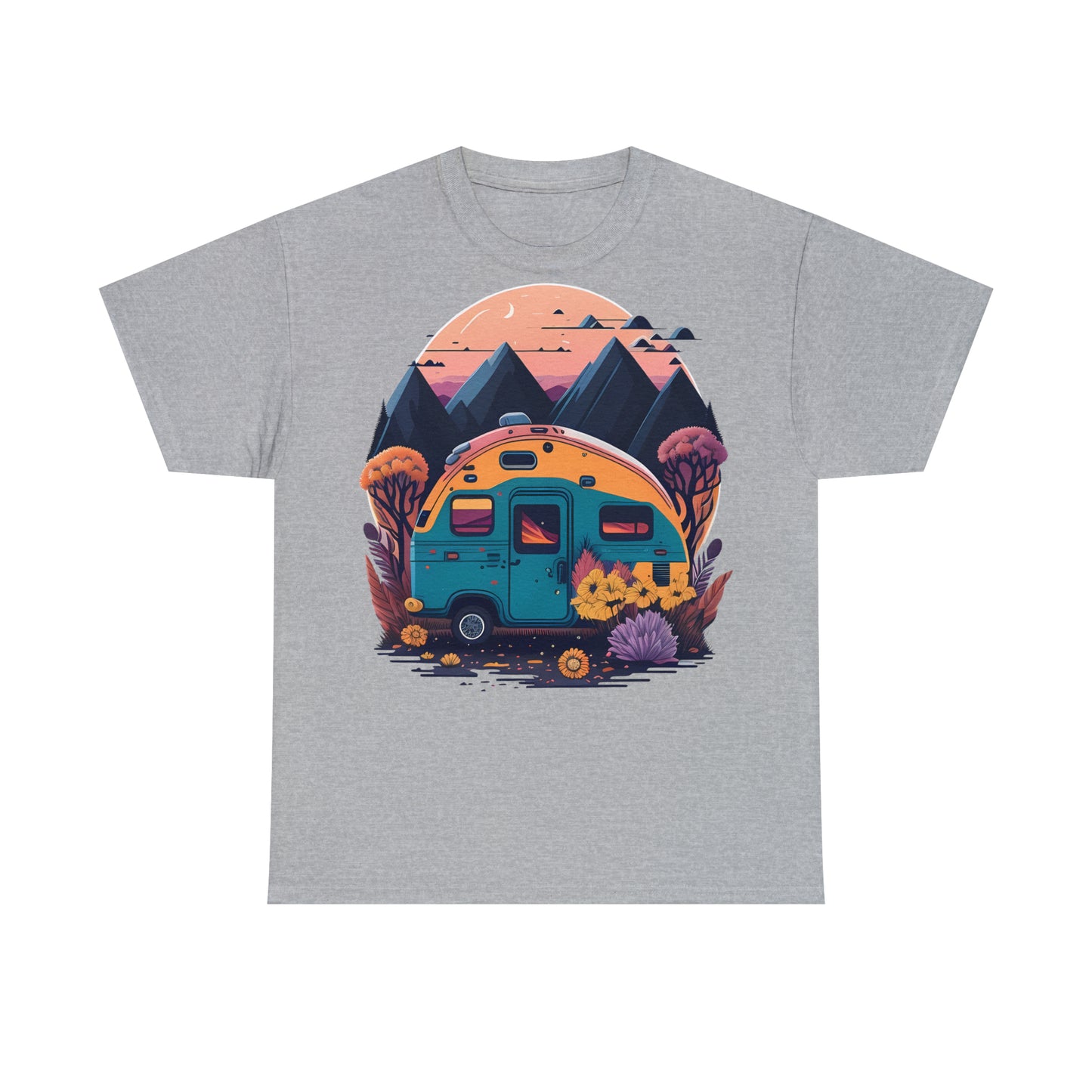 Unisex T-Shirt Camping in der Wildnis