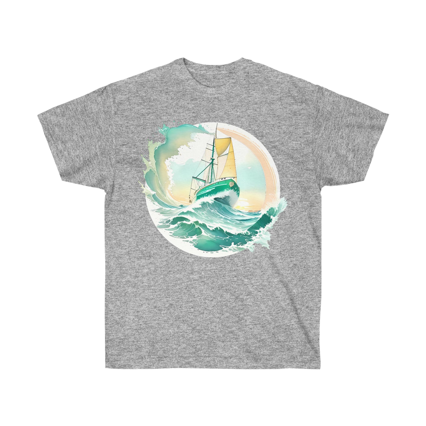 Unisex T-Shirt Segelschiff