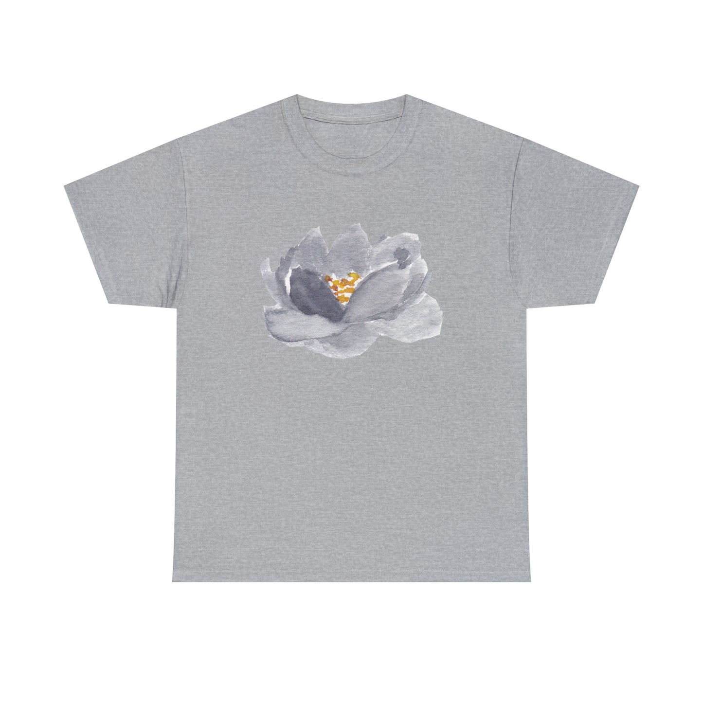 Unisex T-Shirt Lotusblume Aquarell