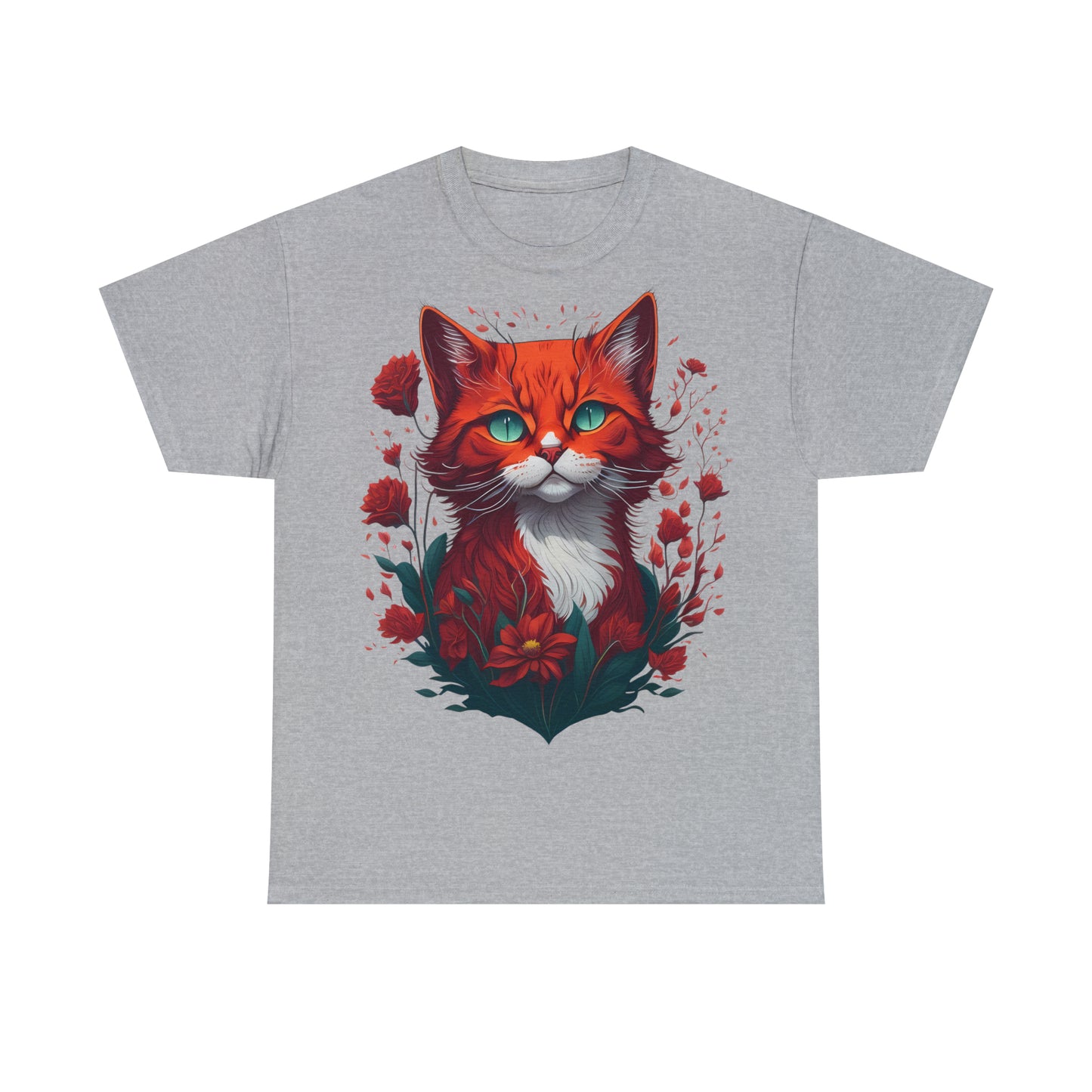 Unisex T-Shirt Roter Kater