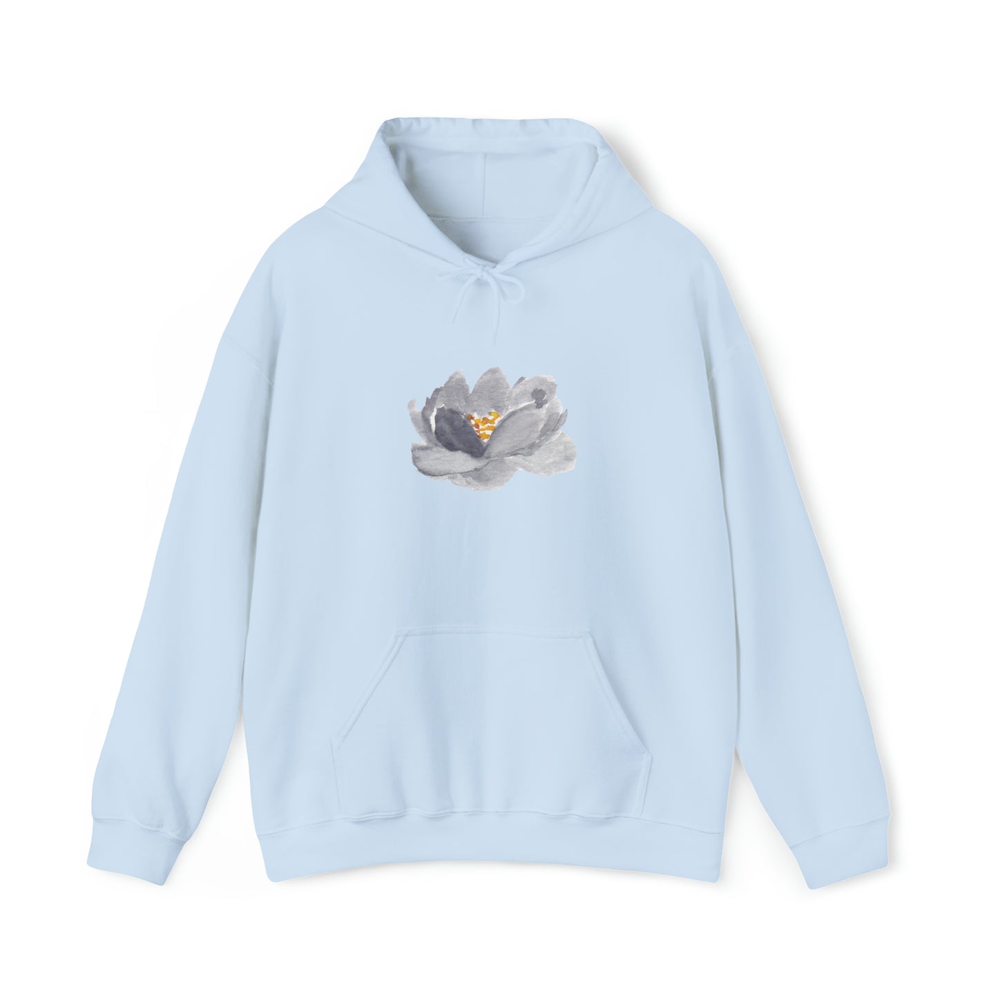 Unisex Hoodie Lotusblume Aquarell