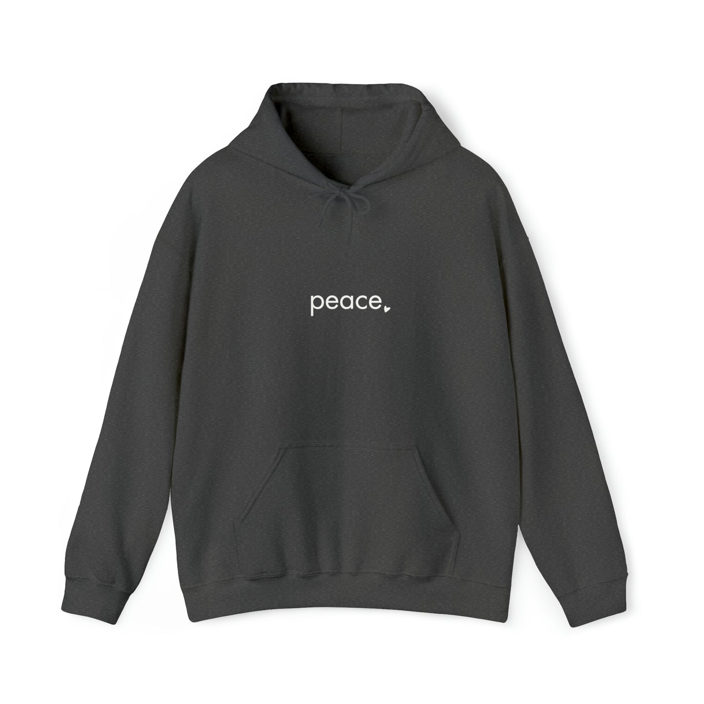 Unisex Hoodie Peace Herz