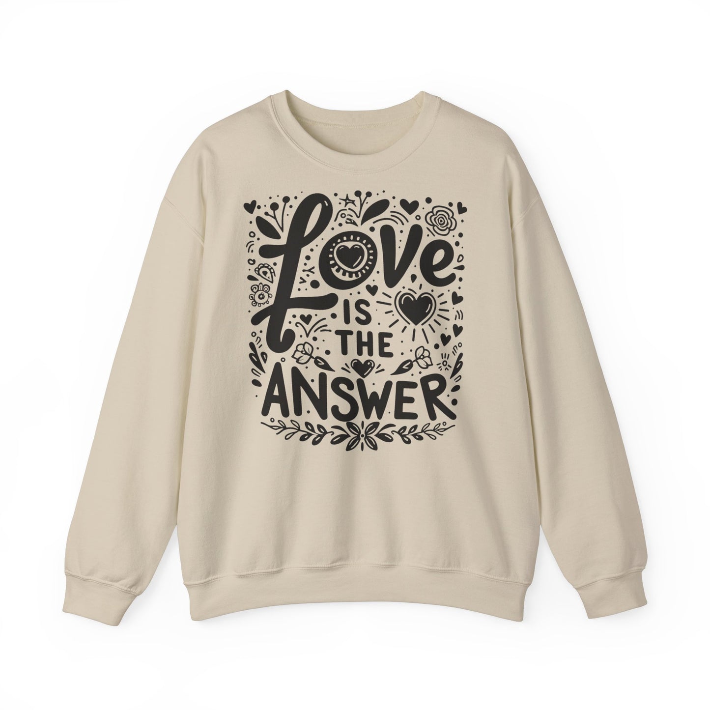 Unisex Sweatshirt Love ist the Answer