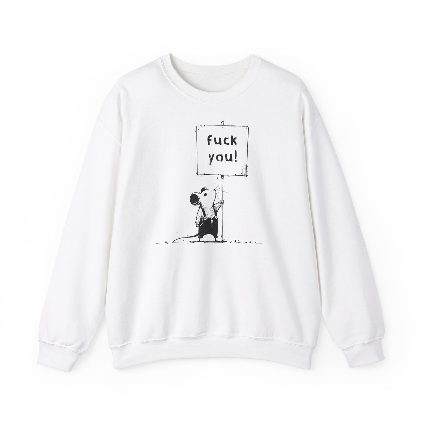 Unisex Sweatshirt fuck you! Maus