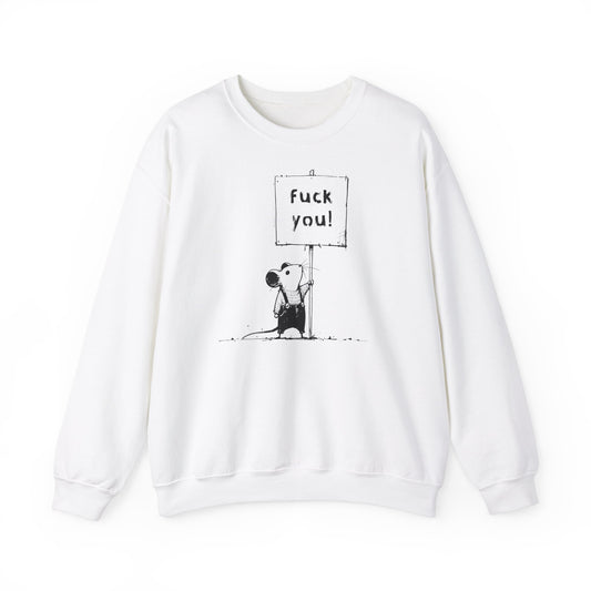 Unisex Sweatshirt fuck you! Maus