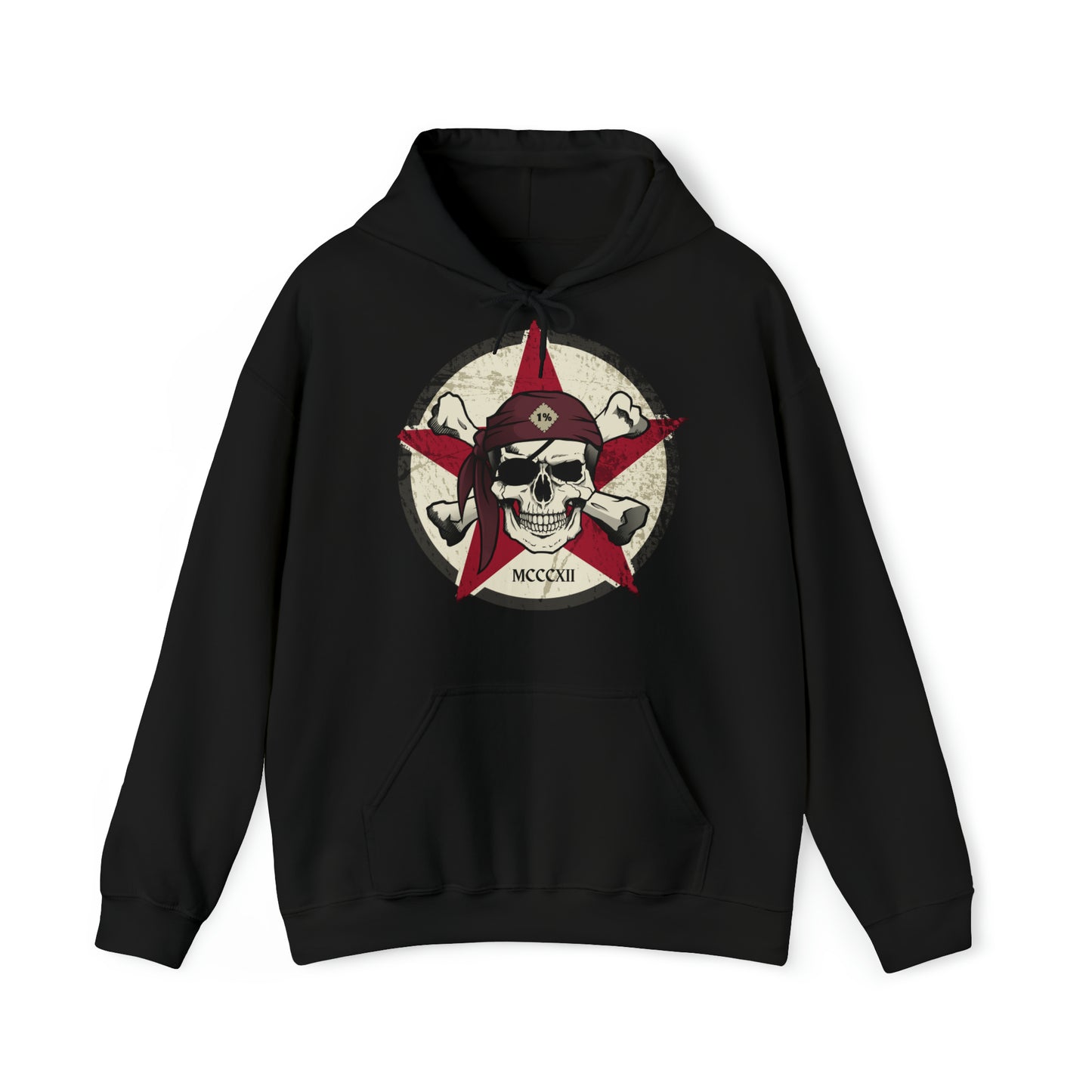 Unisex Hoodie Outlaw Biker Skull