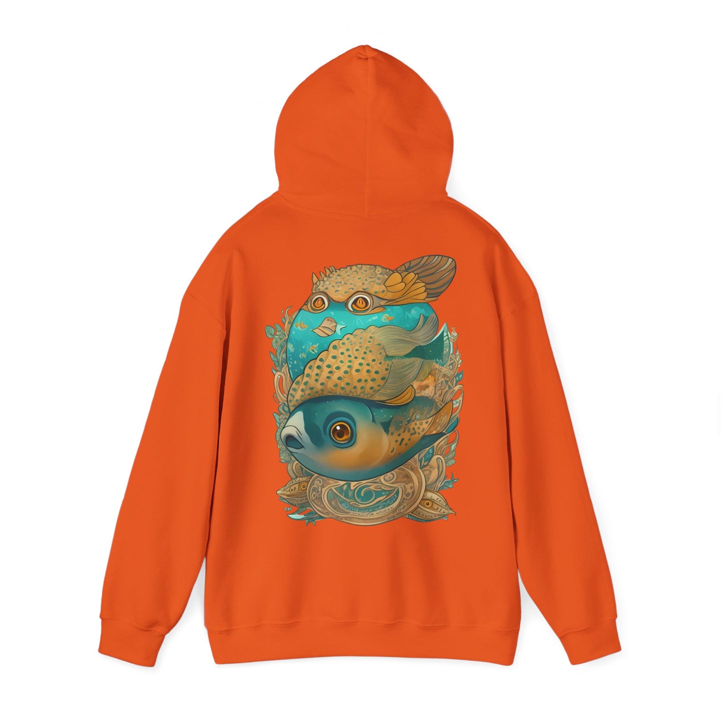 Unisex Hoodie Surrealistische Fische