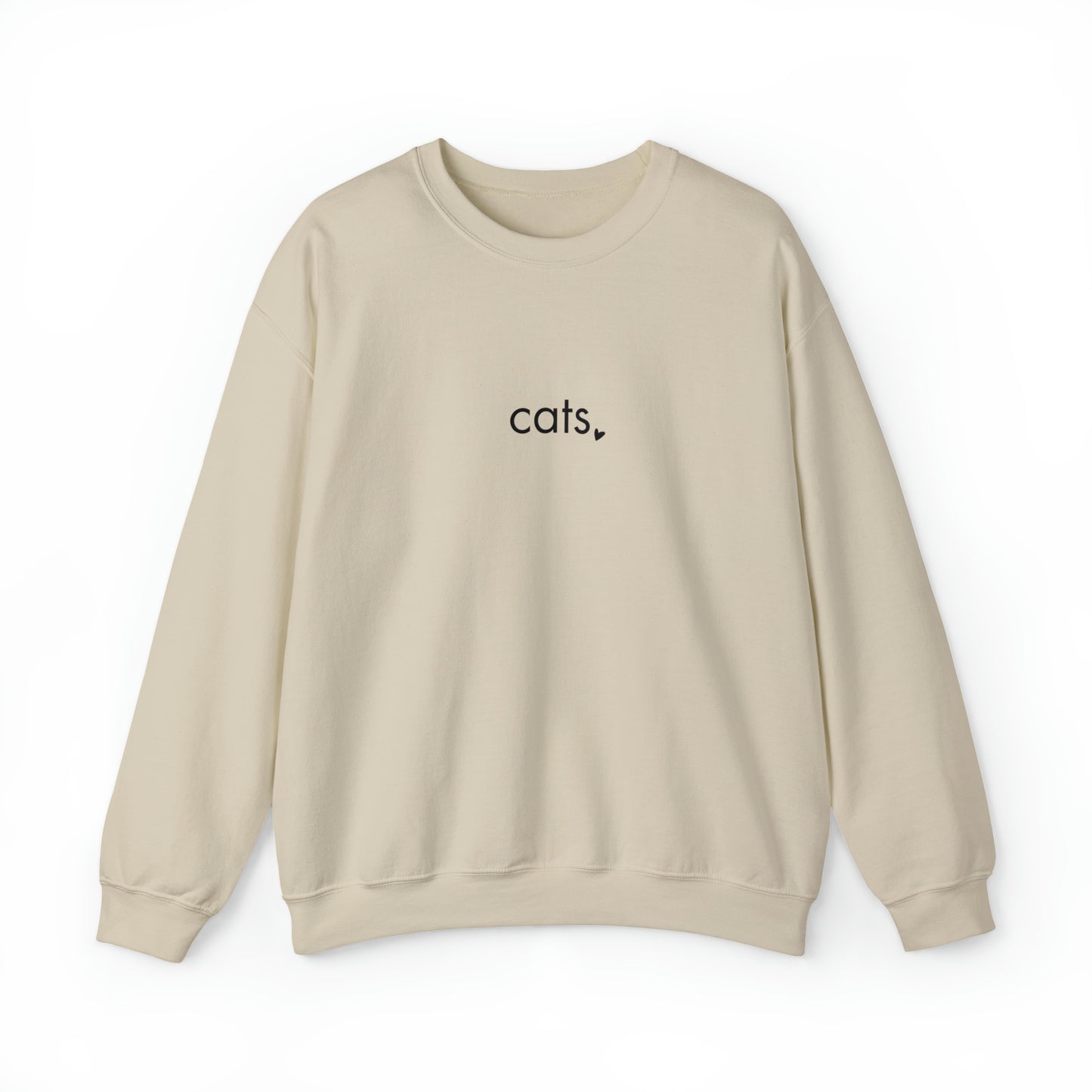 Unisex Sweatshirt Cats Herz