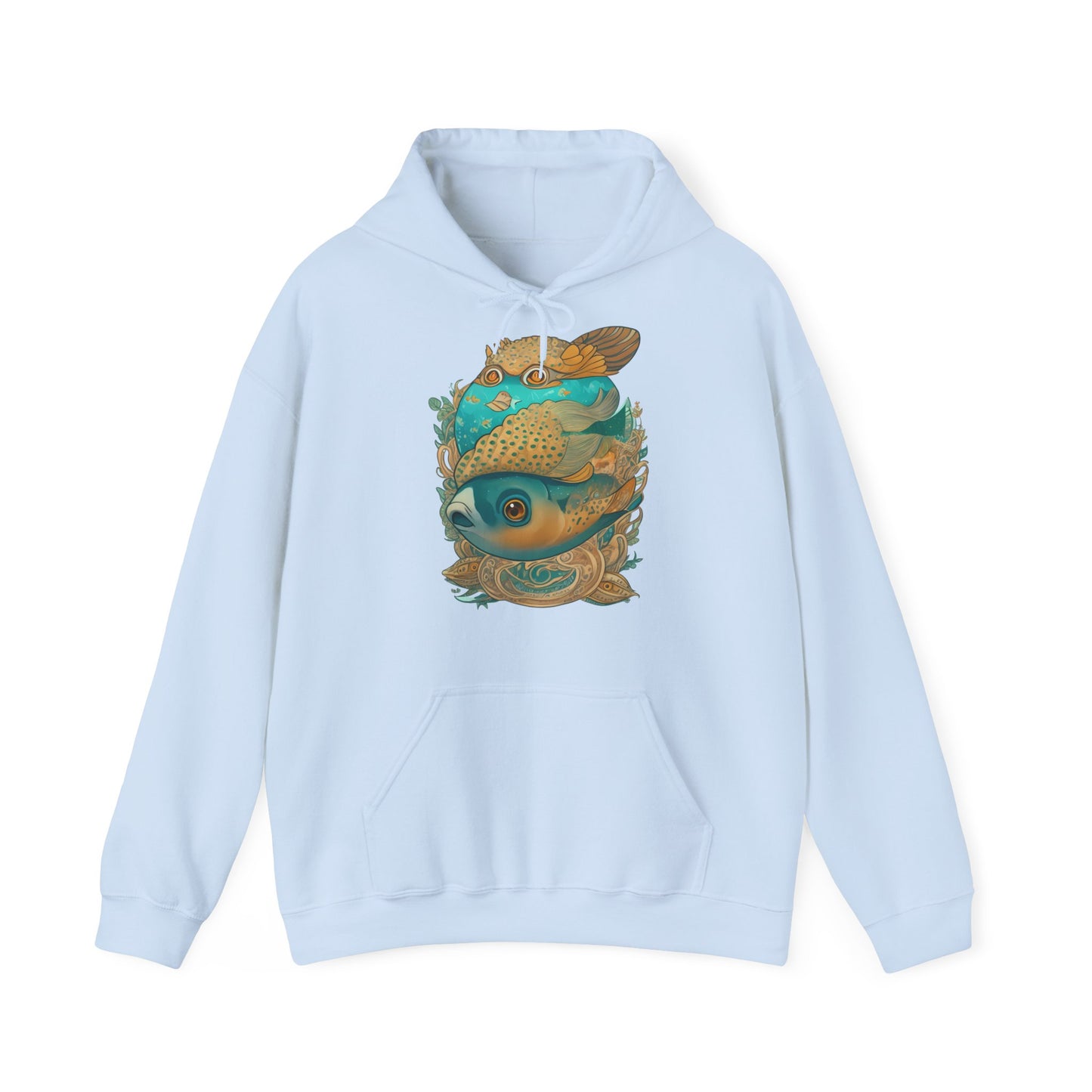 Unisex Hoodie Surrealistische Fische