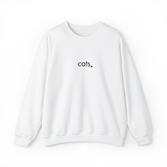 Unisex Sweatshirt Cats Herz