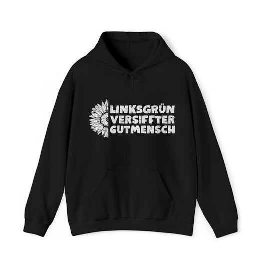 Unisex Hoodie linksgrün versiffter Gutmensch