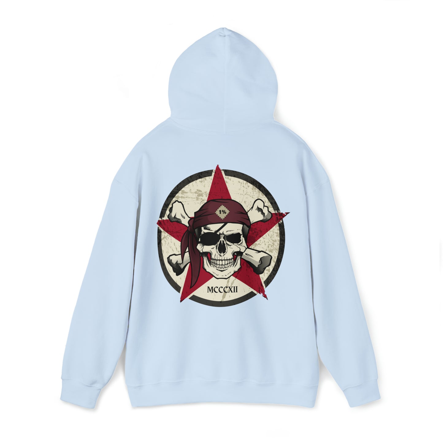 Unisex Hoodie Outlaw Biker Skull