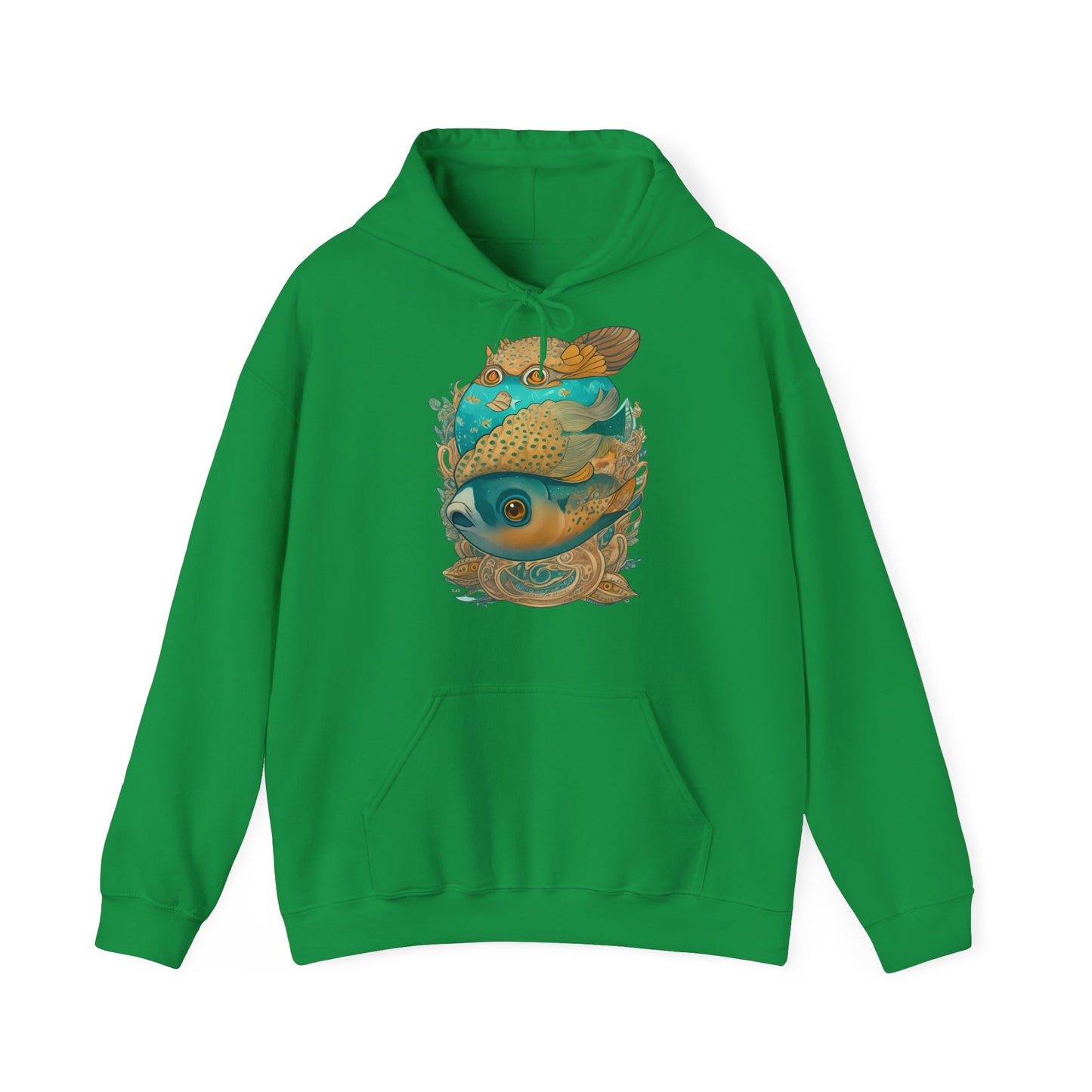 Unisex Hoodie Surrealistische Fische