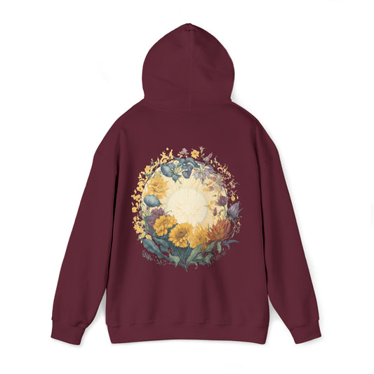 Unisex Hoodie Sonne und Wildblumen