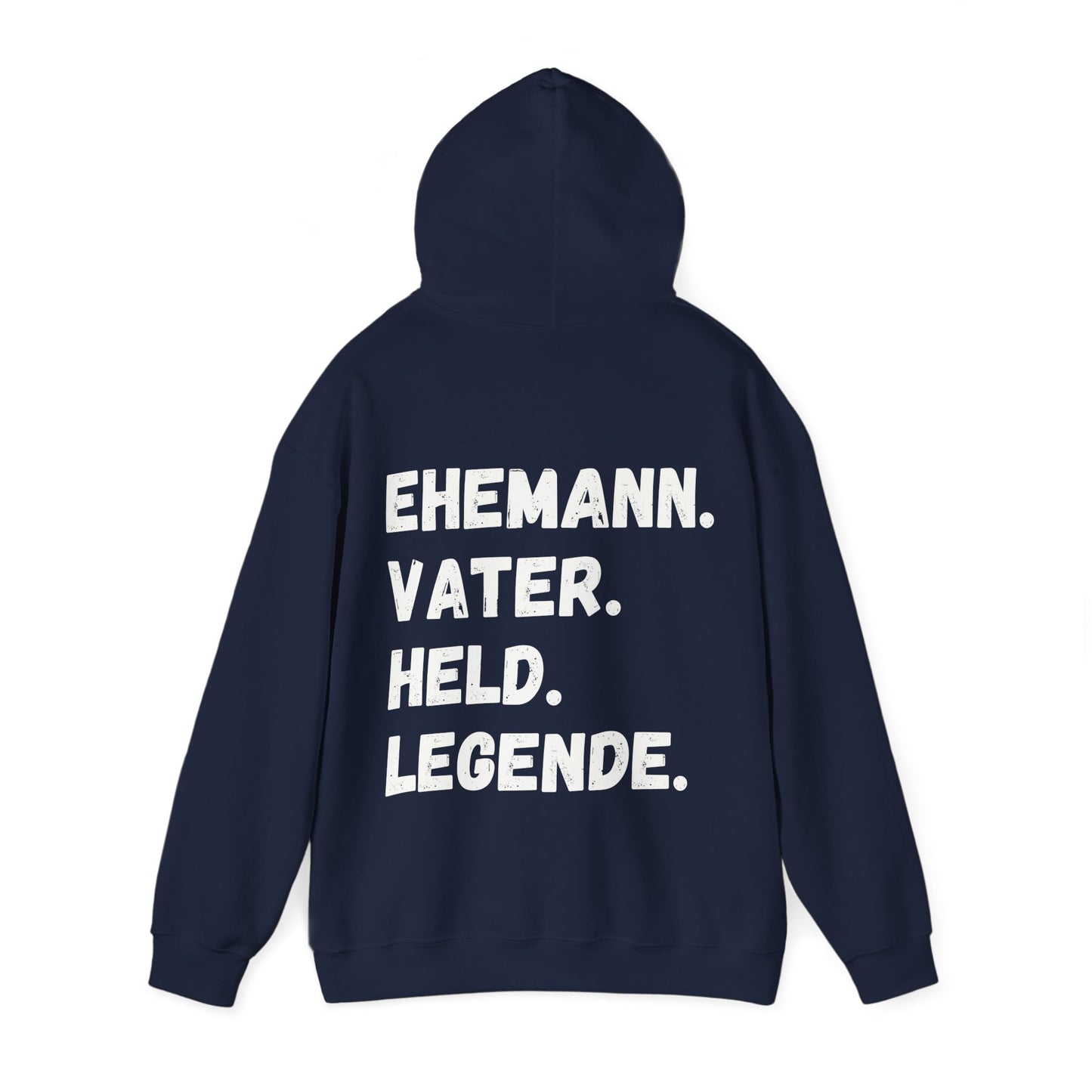 Unisex Hoodie Ehemann. Vater. Held. Legende.