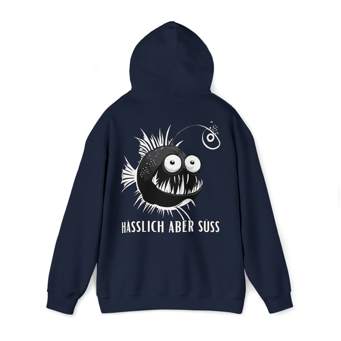 Unisex Hoodie Anglerfisch "hässlich aber süß"