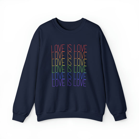 Unisex Sweatshirt Love is love