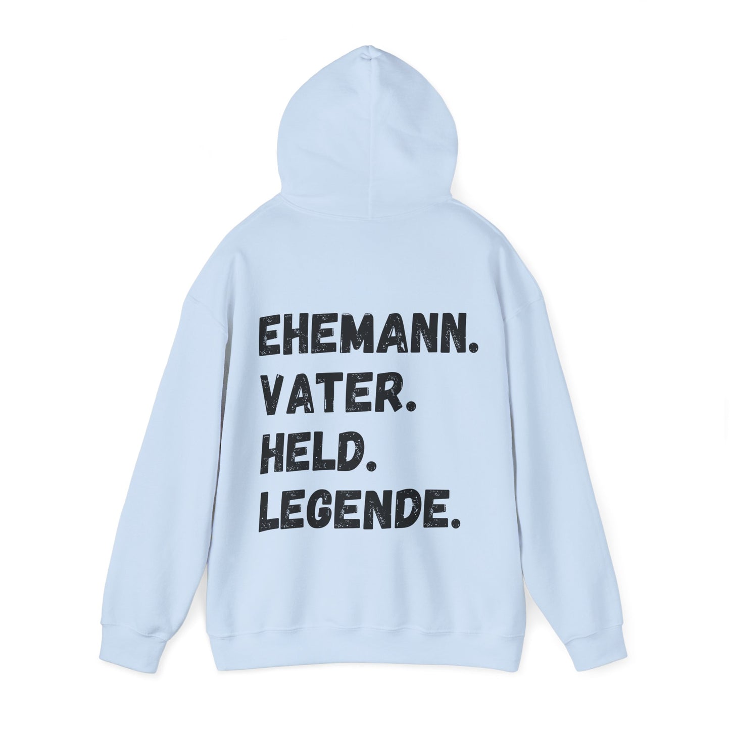 Unisex Hoodie Ehemann. Vater. Held. Legende.