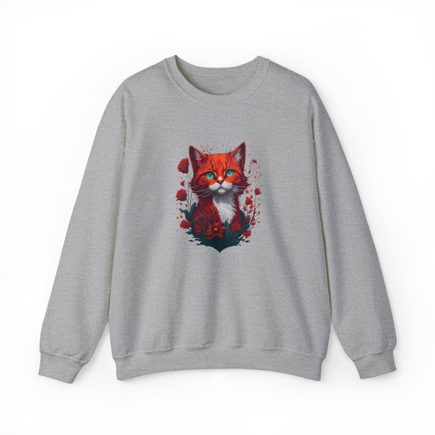 Unisex Sweatshirt Roter Kater