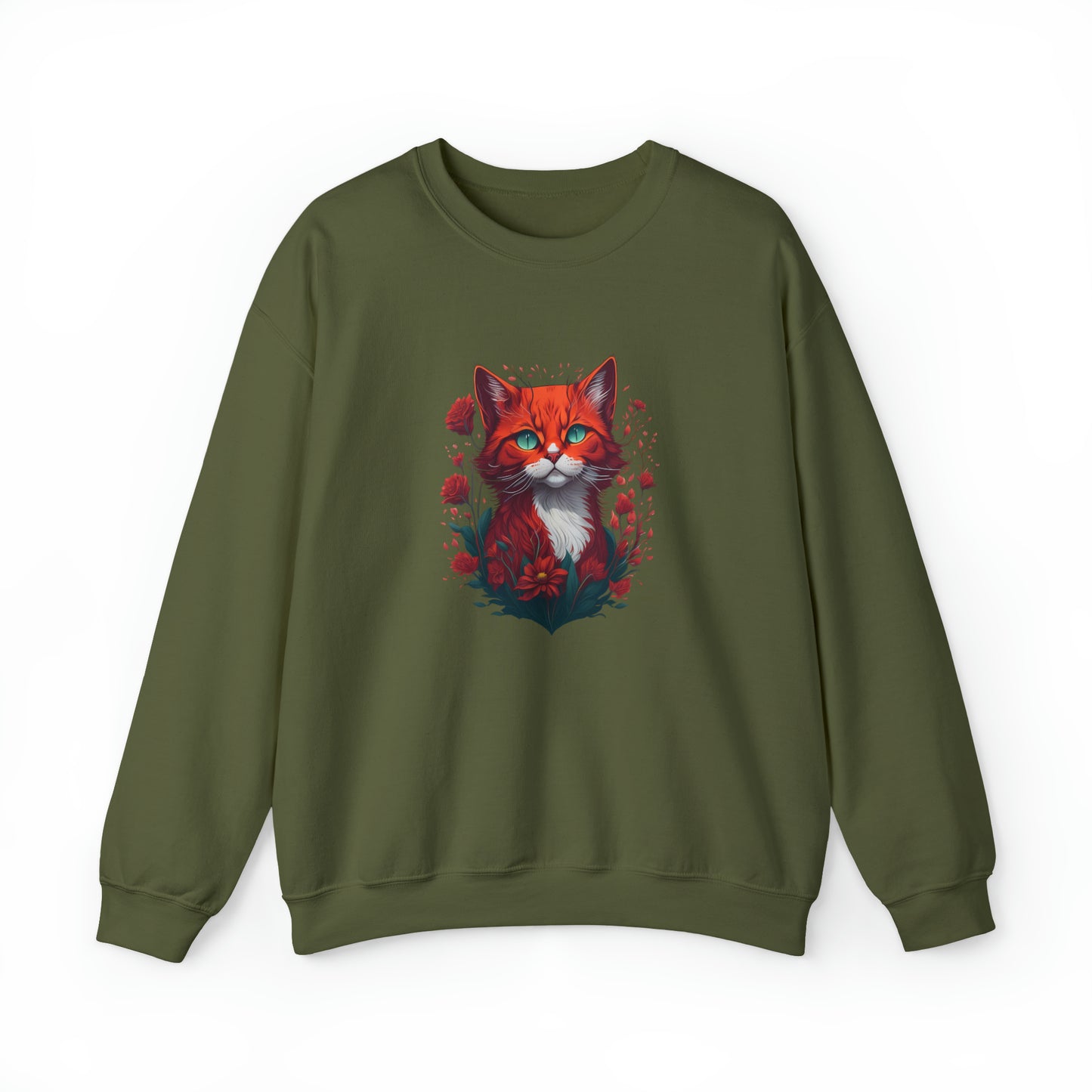 Unisex Sweatshirt Roter Kater