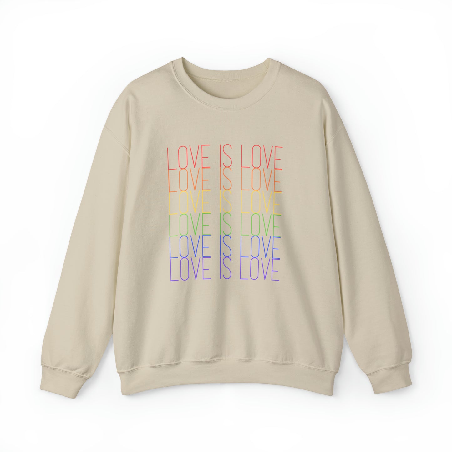 Unisex Sweatshirt Love is love