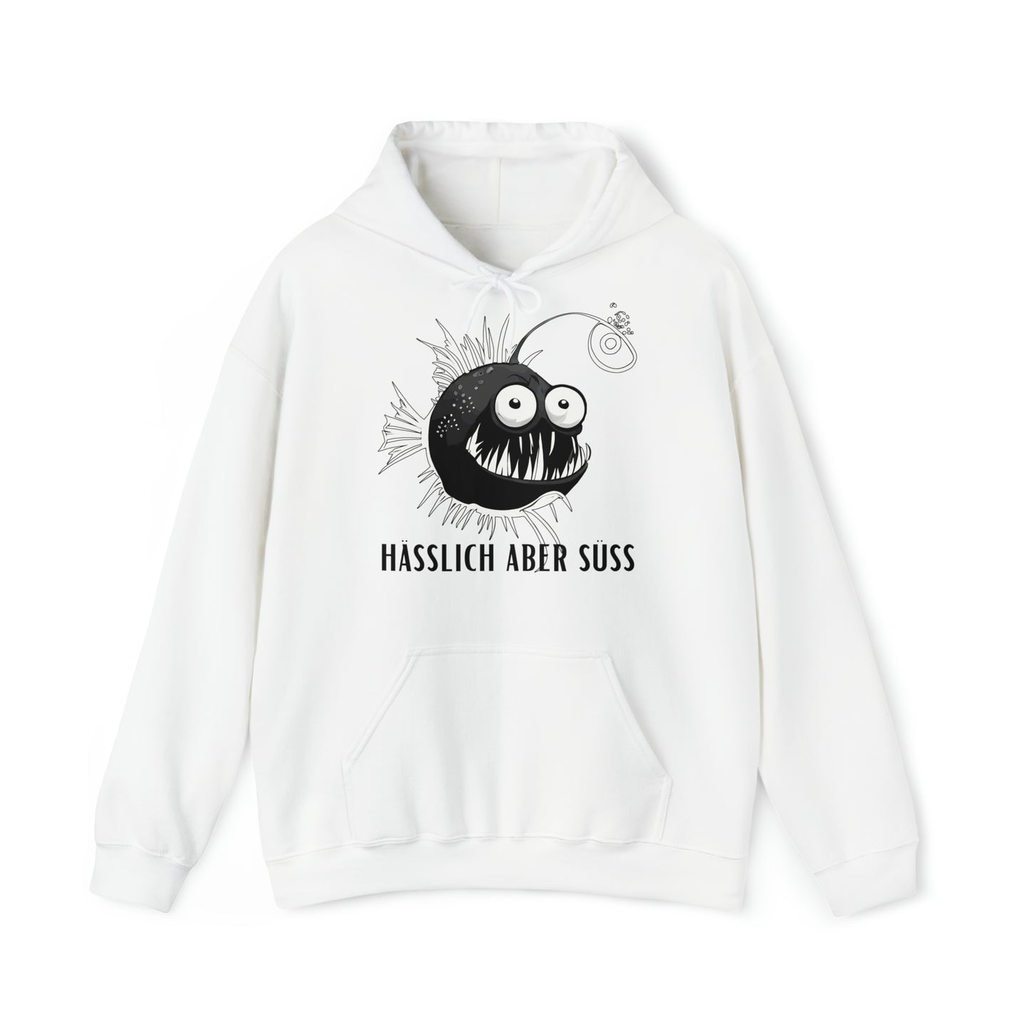 Unisex Hoodie Anglerfisch "hässlich aber süß"