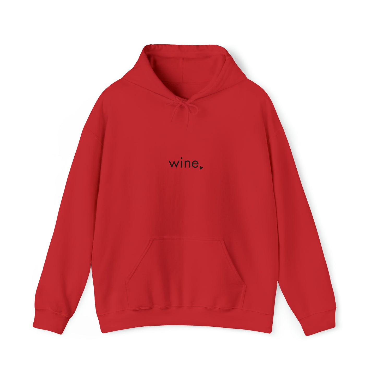 Unisex Hoodie Wine Herz