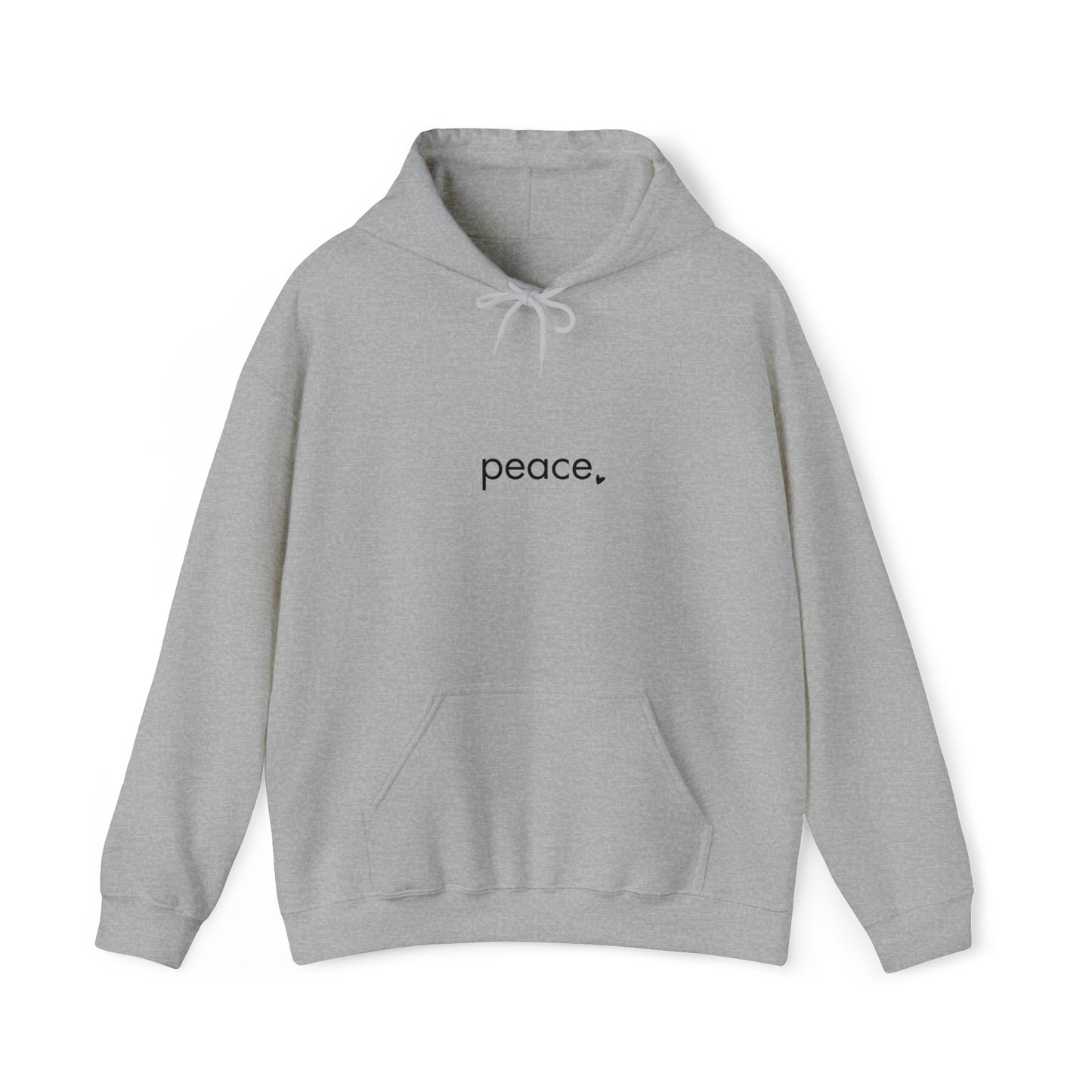 Unisex Hoodie Peace Herz