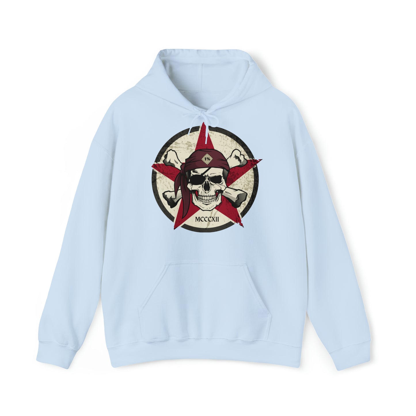 Unisex Hoodie Outlaw Biker Skull