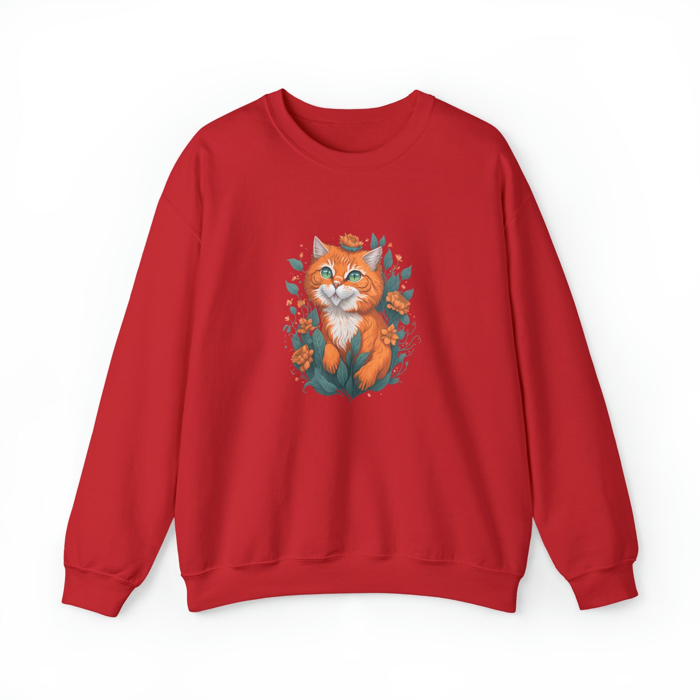 Unisex Sweatshirt Ginger Cat