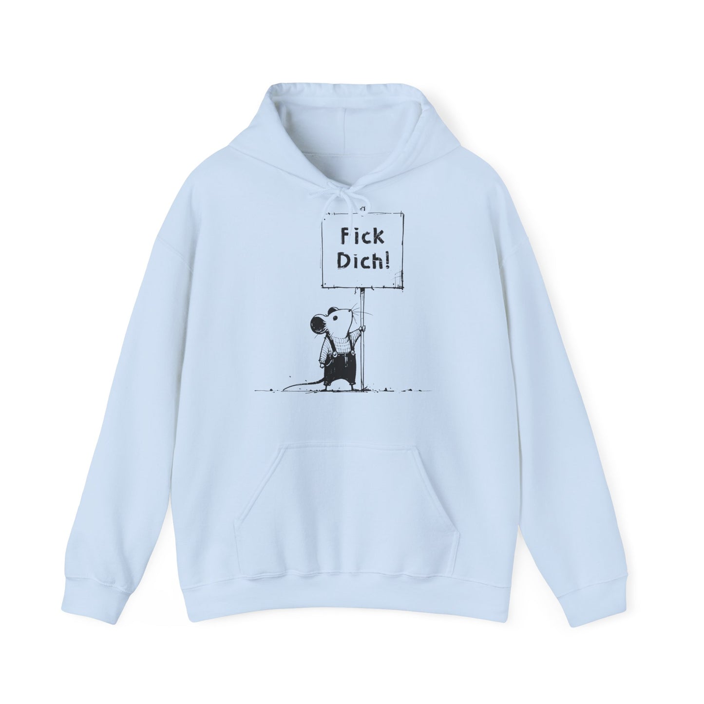 Unisex Hoodie Fick Dich! Maus